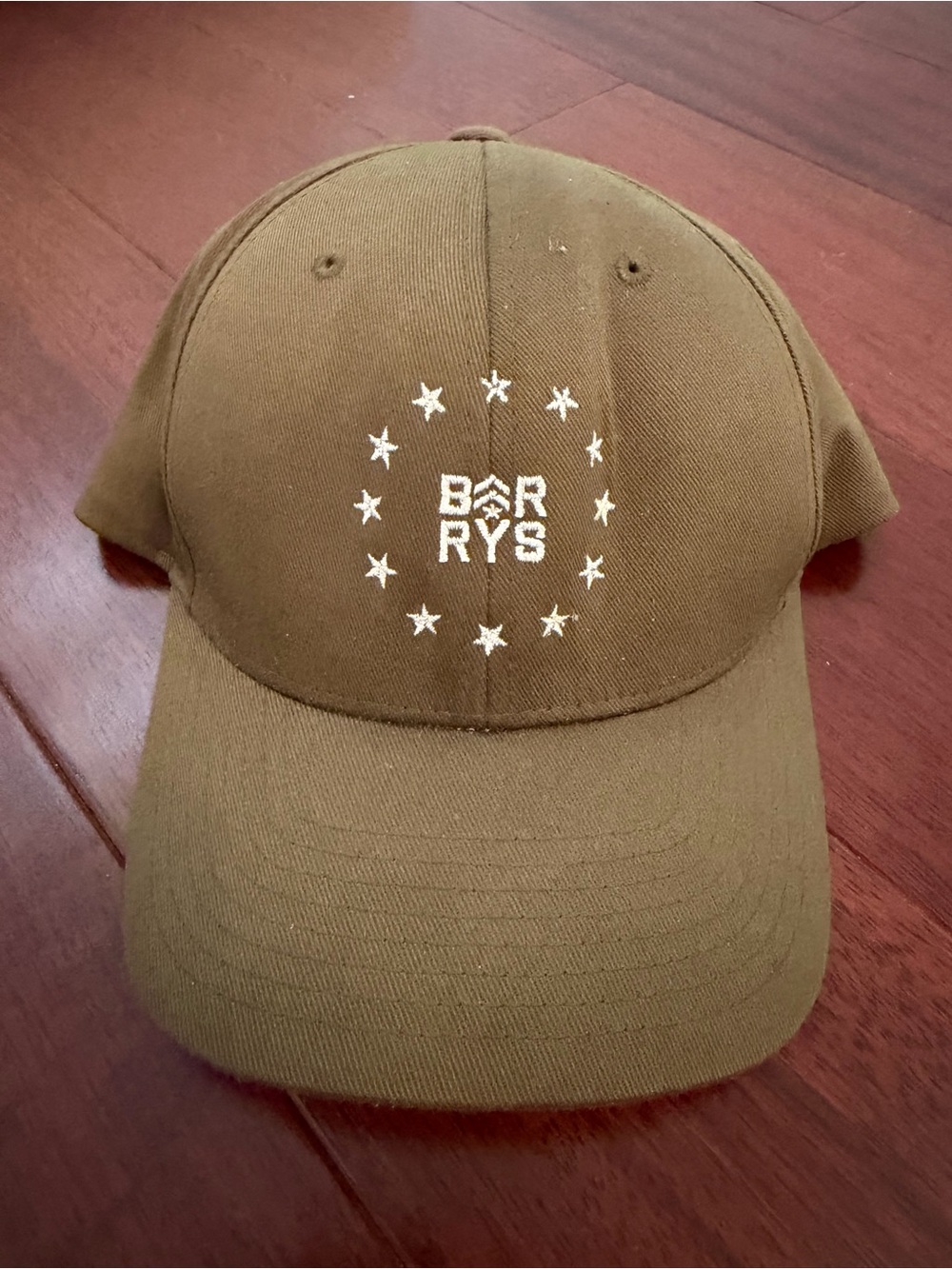 Olive Green Baseball Cap with Star Emblem